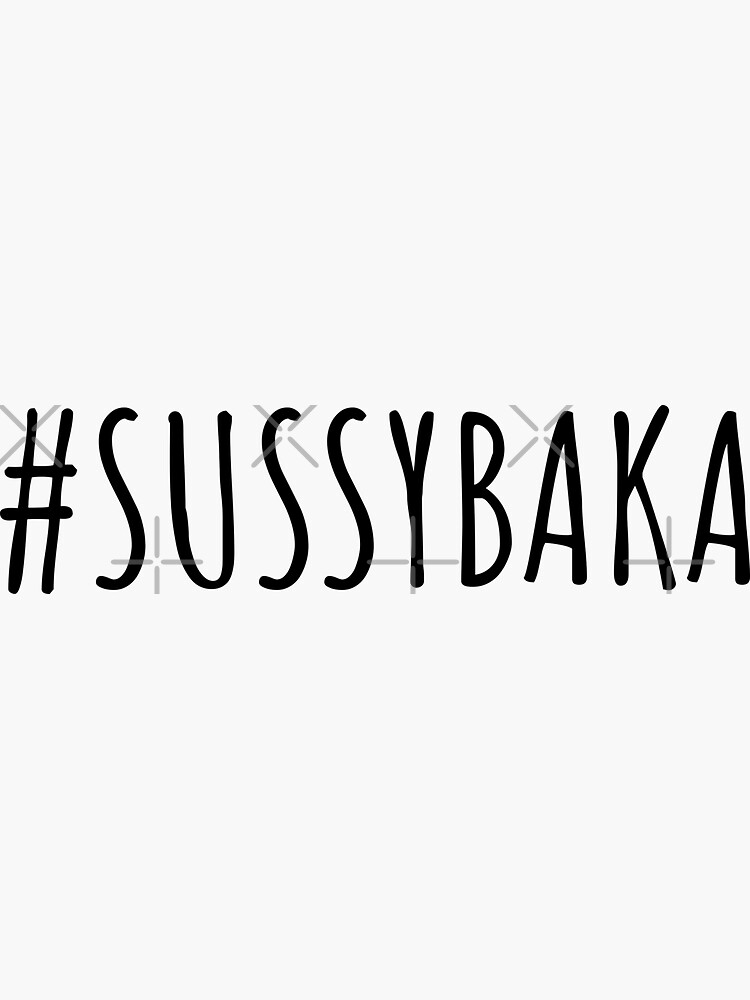 Sussy Baka Meme Suss Sticker Among Us Inspired Vinyl Laptop Decal Gaming