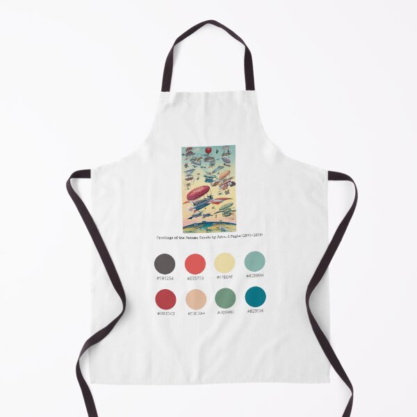 Item preview, Colour Palette of Openings of the Panama Canals by John. S Pughe (1870-1909) designed and sold by CoffeewithAnh.