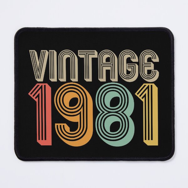 Item preview, Vintage 1981 Born in 1981 Birthday 80s Retro  designed and sold by InkItStudio.