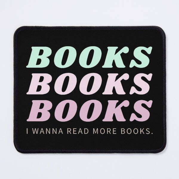 Item preview, I Wanna Read More Books Pastel Colors  designed and sold by Rislam.