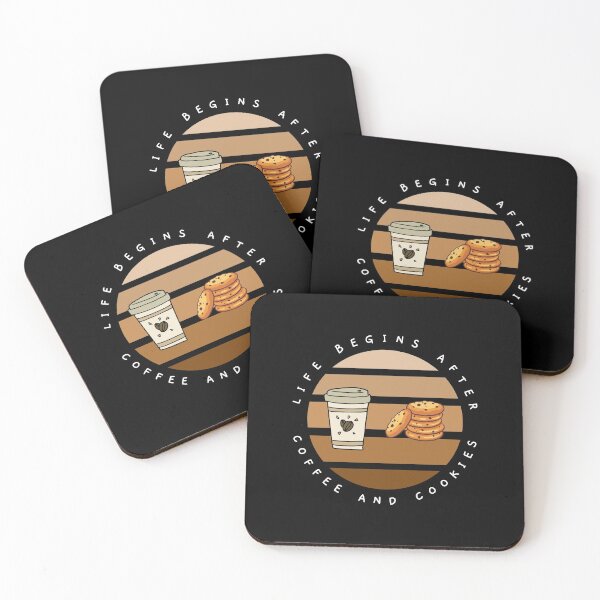 Item preview, Life Begins After Coffee And Cookies designed and sold by bsrishika.