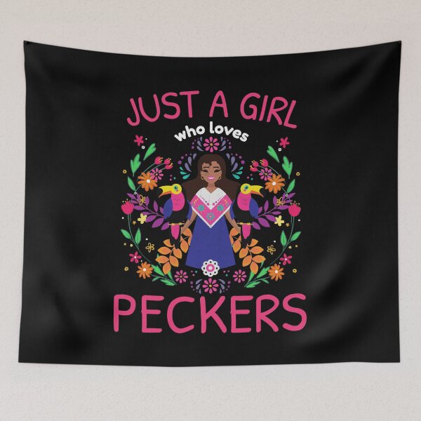 Item preview, Just a girl who loves peckers - funny designed and sold by narilex.