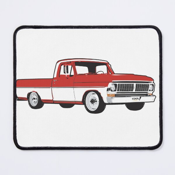 Item preview, 70s White Red F Truck designed and sold by CoolRide.