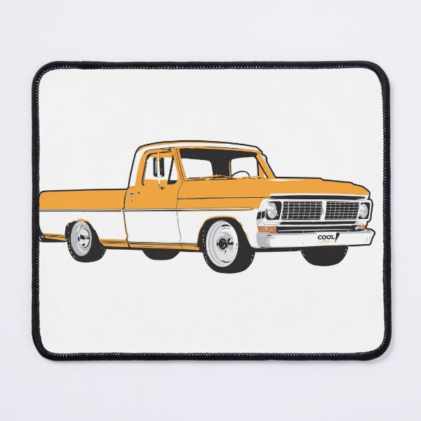 Item preview, 70s White Yellow F Truck designed and sold by CoolRide.
