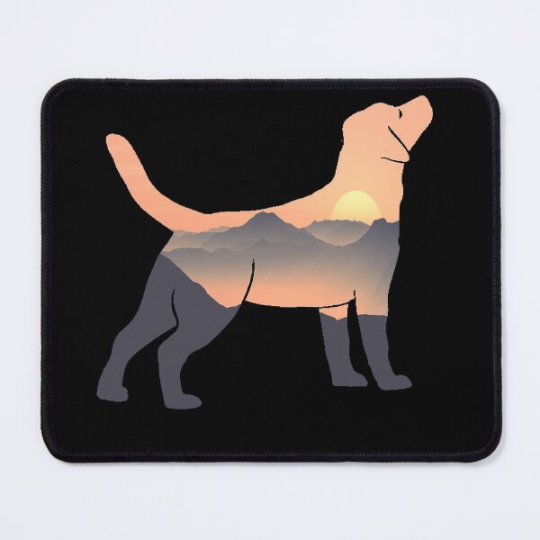 Item preview, Labrador Dog Silhouette Sun Mountain Labrador Retriever Gift designed and sold by alaechamlal.