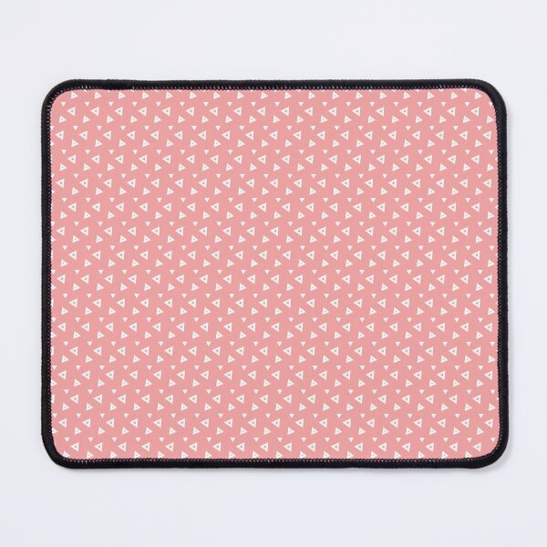 Item preview, Salmon Pink Small Triangles Pattern Geometric Design designed and sold by Kirovair.