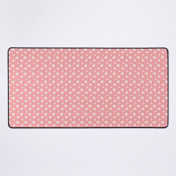 Item preview, Salmon Pink Small Triangles Pattern Geometric Design designed and sold by Kirovair.