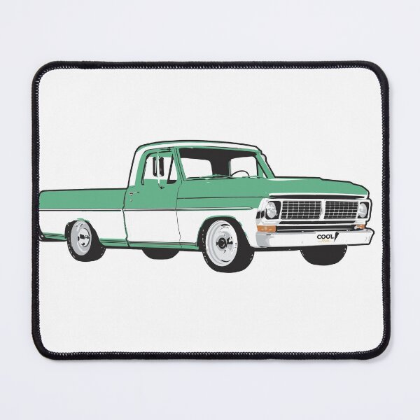 Item preview, 70s White Light Green F Truck designed and sold by CoolRide.