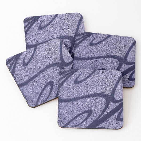 Item preview, Rounded shadows on mauve concrete designed and sold by PausePapote.