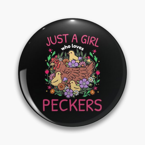 Item preview, Just a girl who loves peckers - funny designed and sold by narilex.