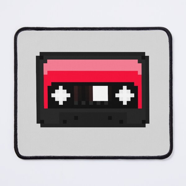 Item preview, Red Pixel Cassette Tape designed and sold by rin3d .