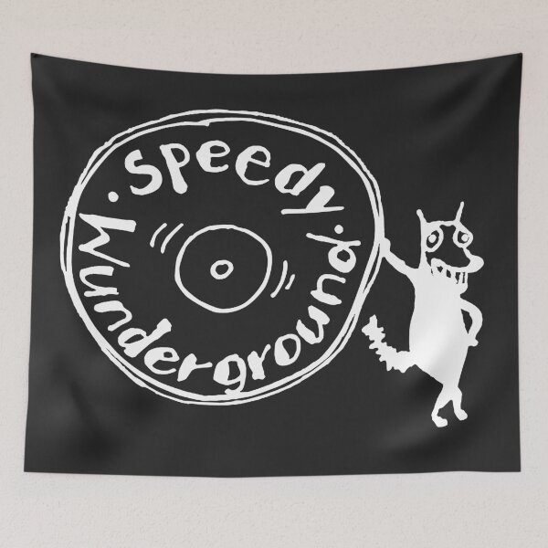 Item preview, Speedy Wunderground Logo White designed and sold by soundbible.