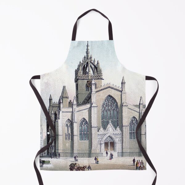 Item preview, Vintage Illustration of St Giles' Cathedral, Old Town Edinburgh designed and sold by yourscotland.