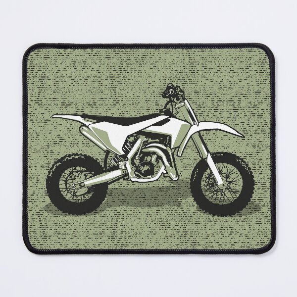 Item preview, Motocross // monochromatic sage green and black white motorcycles designed and sold by SelmaCardoso.