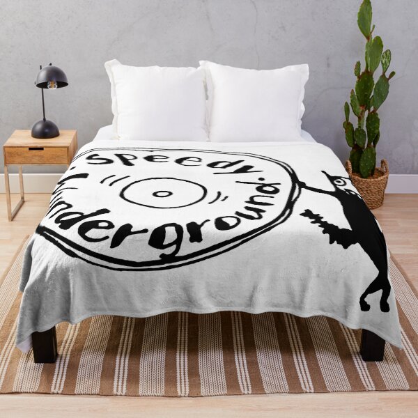 Item preview, Speedy Wunderground Logo Black designed and sold by soundbible.