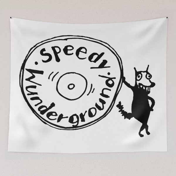 Item preview, Speedy Wunderground Logo Black designed and sold by soundbible.