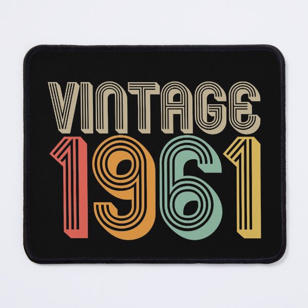 Item preview, Vintage 1961 Born in 1961 Birthday 60s Retro designed and sold by InkItStudio.