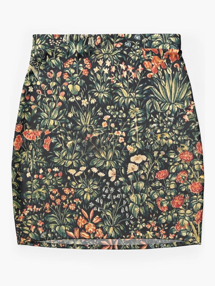 Floral tapestry 2024 pencil skirt