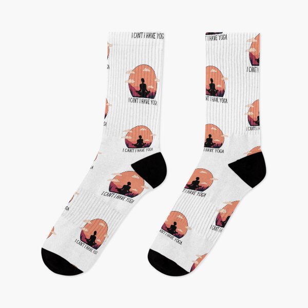 Item preview, "I can't I have yoga” Meditation Design designed and sold by PrintsEntmt.