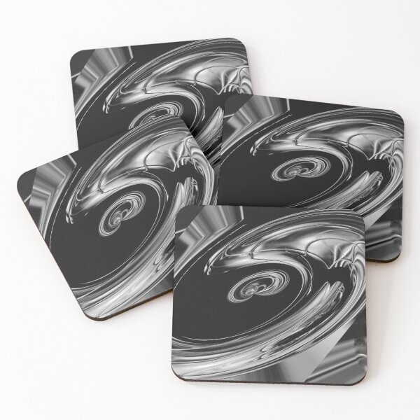 Item preview, Metallic Liquid Vortex Abstract Art designed and sold by Branka.
