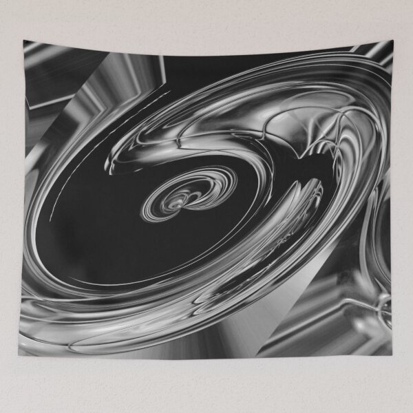 Item preview, Metallic Liquid Vortex Abstract Art designed and sold by Branka.