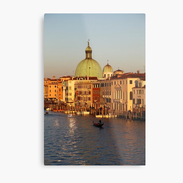 San Simeone Piccolo on the Grand Canal Venice Italy Metal Print