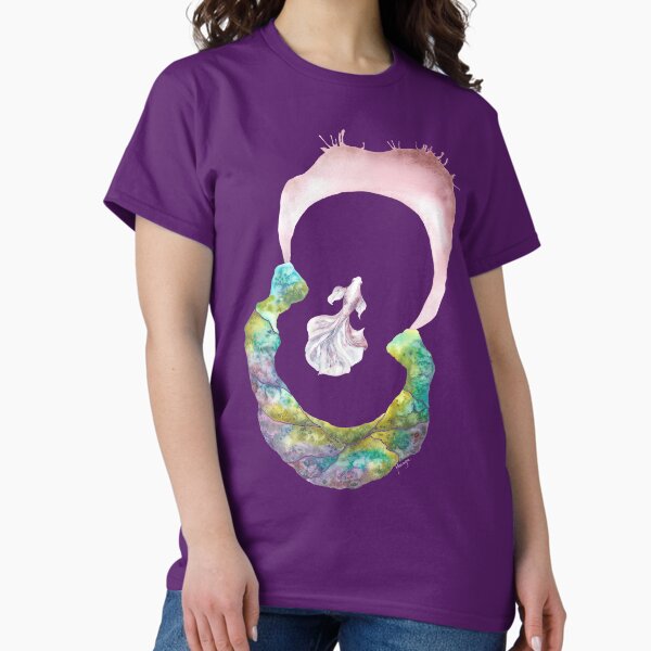 Breathe Out Grenat Camiseta clásica