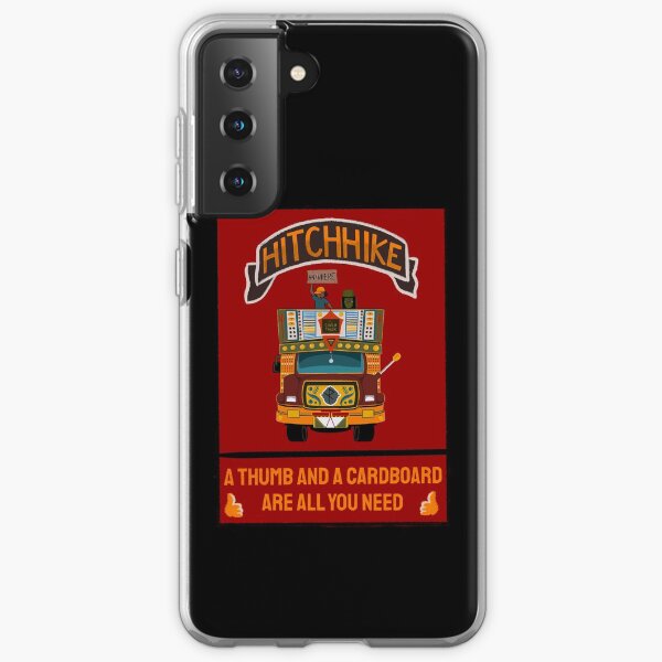 Hitchhike: A thumb and a cardboard are all you need Chalo Truck Samsung Galaxy Soft Case
