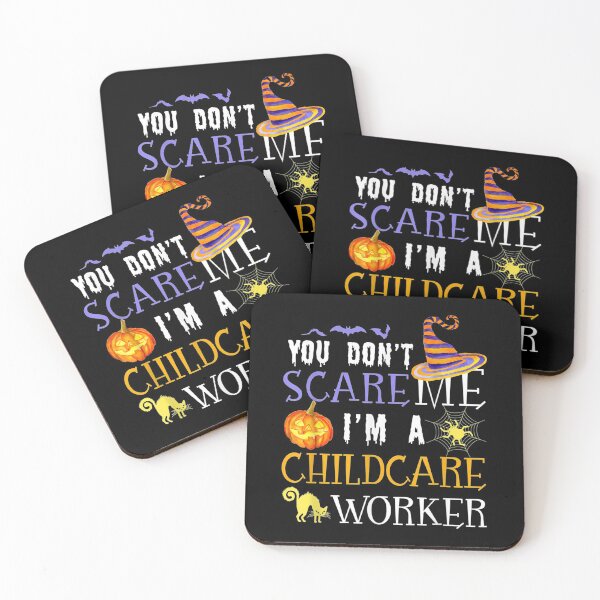 Item preview,  Dont Scare Childcare Worker Halloween Funny designed and sold by suzanso.