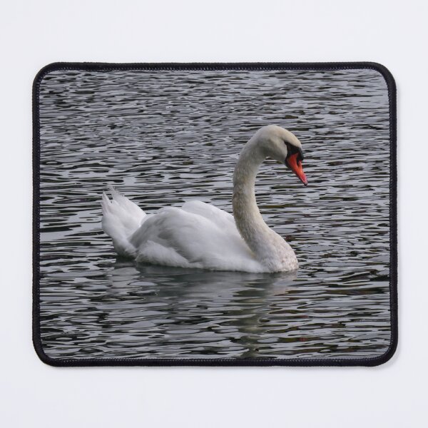 Item preview, A white swan on a wavy river designed and sold by Ann Biddlecombe.