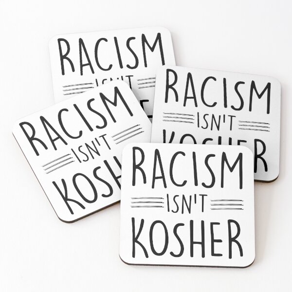 Item preview, Racism Is not Kosher Black  designed and sold by JewNana.