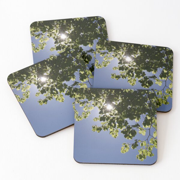 Item preview, Sky and summer sun through the leaves of a tree designed and sold by PausePapote.