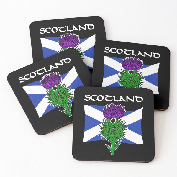 Artikelvorschau, Schottische Distel Schottland Flagge St Andrews Day entworfen und verkauft von doodlerob.