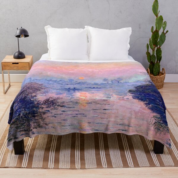 Item preview, Claude Monet: Sunset on the Seine at Lavacourt, Winter Effect designed and sold by Art Outlaws.