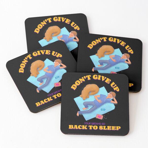 Item preview, Don't give up your dreams go back to sleep - funny quotes designed and sold by narilex.