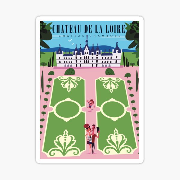 Item preview, Chateau de la Loire poster designed and sold by GAGodel.