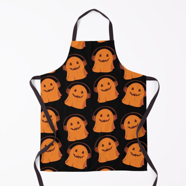 Item preview, Cute Ghost Wearing Headset Pattern designed and sold by Styler Design.