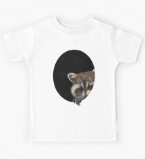 Socially Anxious Raccoon Kids Tee