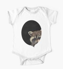 Socially Anxious Raccoon One Piece - Short Sleeve