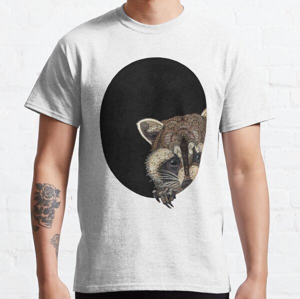 Socially Anxious Raccoon Classic T-Shirt