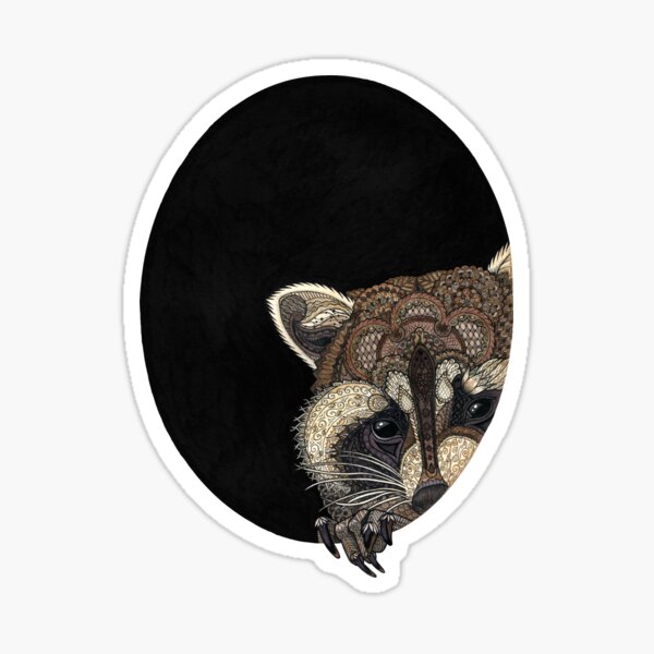 Item preview, Socially Anxious Raccoon designed and sold by ZHField.