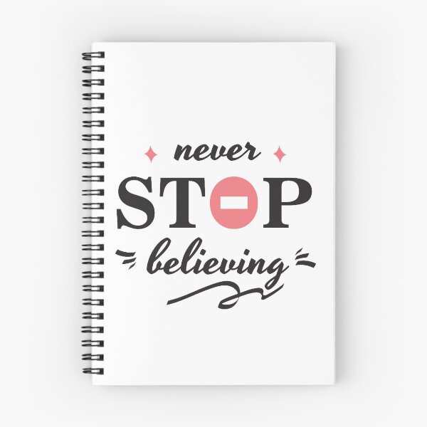 Item preview, Never Stop Believing designed and sold by Y-Muqsit.