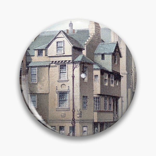 Aperçu de l'œuvre Illustration vintage de la maison de John Knox, Édimbourg créée et vendue par yourscotland.