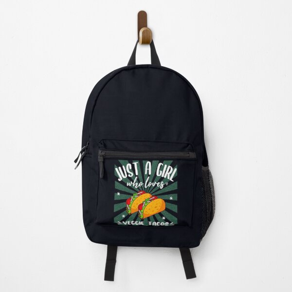 Item preview, Just A Girls Who Loves Veggie Tacos - Fun Vegan Taco Humor designed and sold by GreenSlate.