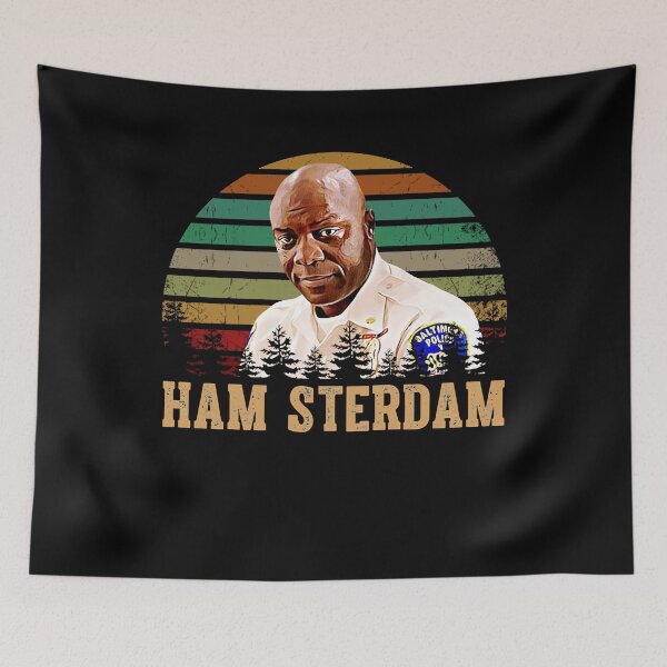 Item preview, The Wire Tv Series James Mcnulty Detective Team Investigate Crime Drug Lord Retro Ham Sterdam Ormar designed and sold by TheWireTvSeriez.