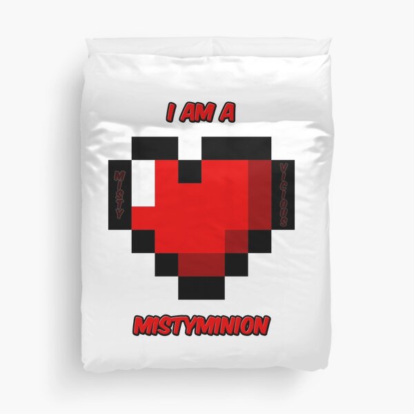 I am a MistyMinion - Red Heart - Blankets, Pillows & Tapestries Duvet Cover