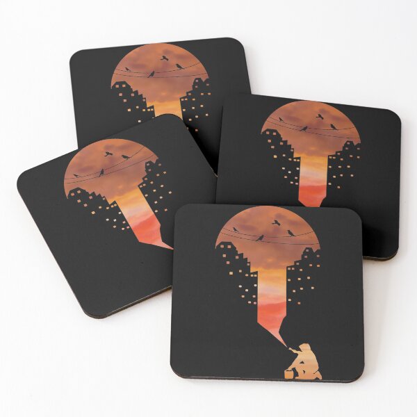 Item preview, Artist Painting City Sunset Scene designed and sold by OnigiriDoctor.