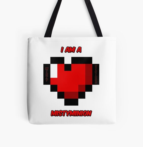 I am a MistyMinion - Red Heart - Blankets, Pillows & Tapestries All Over Print Tote Bag