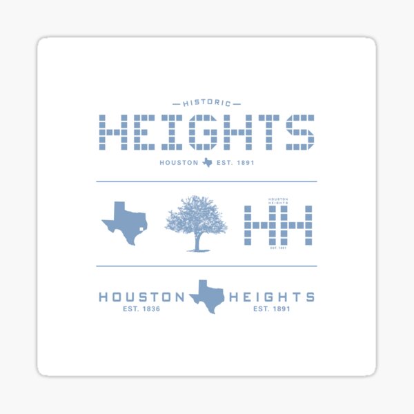 Heights Design Collection - Heights Tile, Texas Tile, Houston Heights Sticker