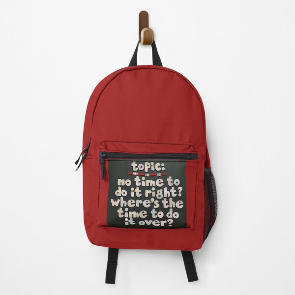 Item preview, Topic: No Time For Right designed and sold by prunellaparsnip.